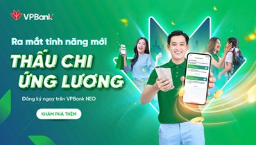 VPBank tiên phong cung cấp sản phẩm Thấu chi ứng lương lên tới 80 triệu đồng