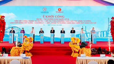 Khởi công Dự án mở rộng Quốc lộ 1A đoạn từ vành đai 1 đến nút giao Cầu Giẽ