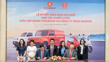 Vingroup và Shopee hợp tác chiến lược phát triển hạ tầng thương mại điện tử gắn với phát triển bền vững