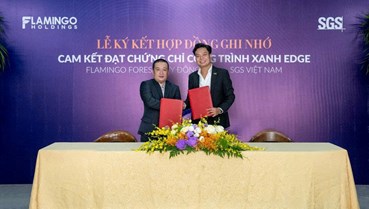 Dự án thứ 4 của Flamingo Holdings theo đuổi tiêu chuẩn công trình xanh toàn cầu