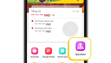 Thu chi minh bạch với tính năng Quỹ nhóm trên App HDBank