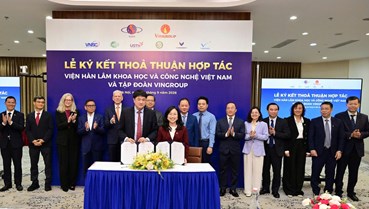 Viện Hàn lâm Khoa học và Công nghệ Việt Nam hợp tác Vingroup nghiên cứu, phát triển những lĩnh vực mũi nhọn