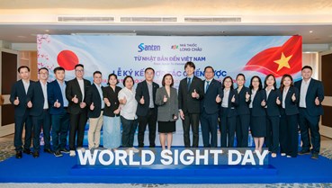 Long Châu hợp lực Santen Nhật Bản, mang các giải pháp nhãn khoa toàn diện đến gần hơn với người Việt 