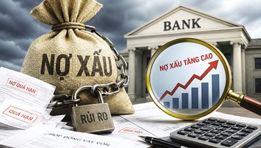 Lãi suất neo cao, rủi ro nợ xấu gia tăng