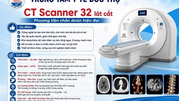 Trung tâm Y tế Đức Thọ: Chụp CT Scanner 32 lát cắt – Đọc và chẩn đoán trực tiếp bởi chuyên gia bệnh viện Trung ương Huế