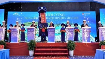 Hà Tĩnh khởi công Khu du lịch sinh thái biển Xuân Hội gần 4.000 tỷ đồng