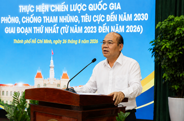 TP.Hồ Chí Minh sơ kết công tác phòng, chống tham nhũng giai đoạn 2023- 2026