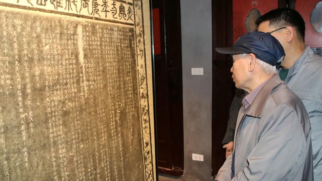 “Sử đá lưu danh” tôn vinh đạo học