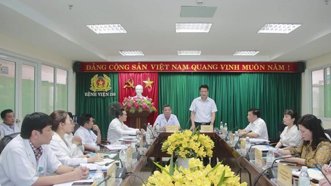 Đoàn công tác tỉnh Quảng Ninh đến thăm và làm việc tại Bệnh viện 199