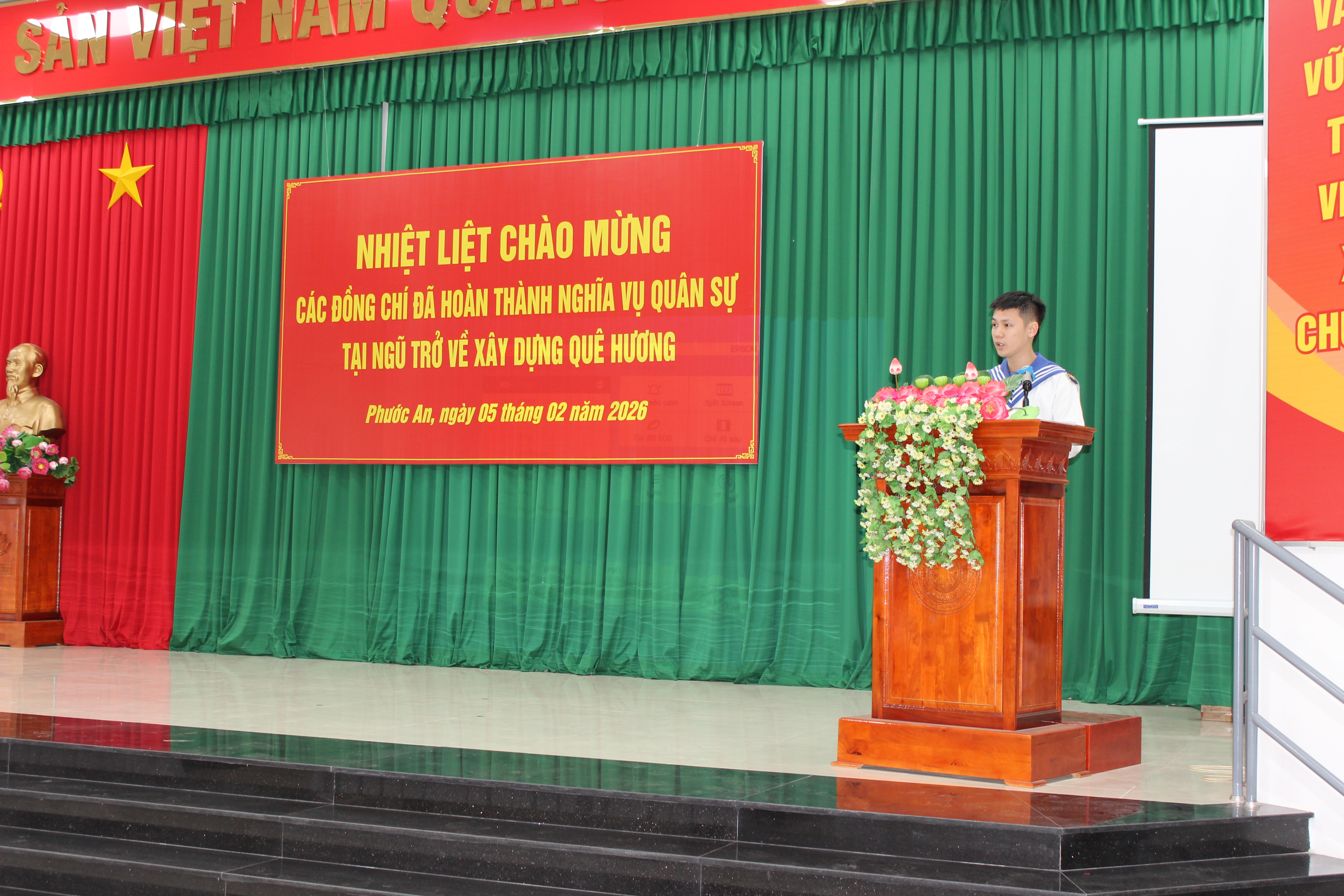 Xã Phước An tri ân 58 quân nhân hoàn thành nghĩa vụ quân sự năm 2026 - Ảnh 1