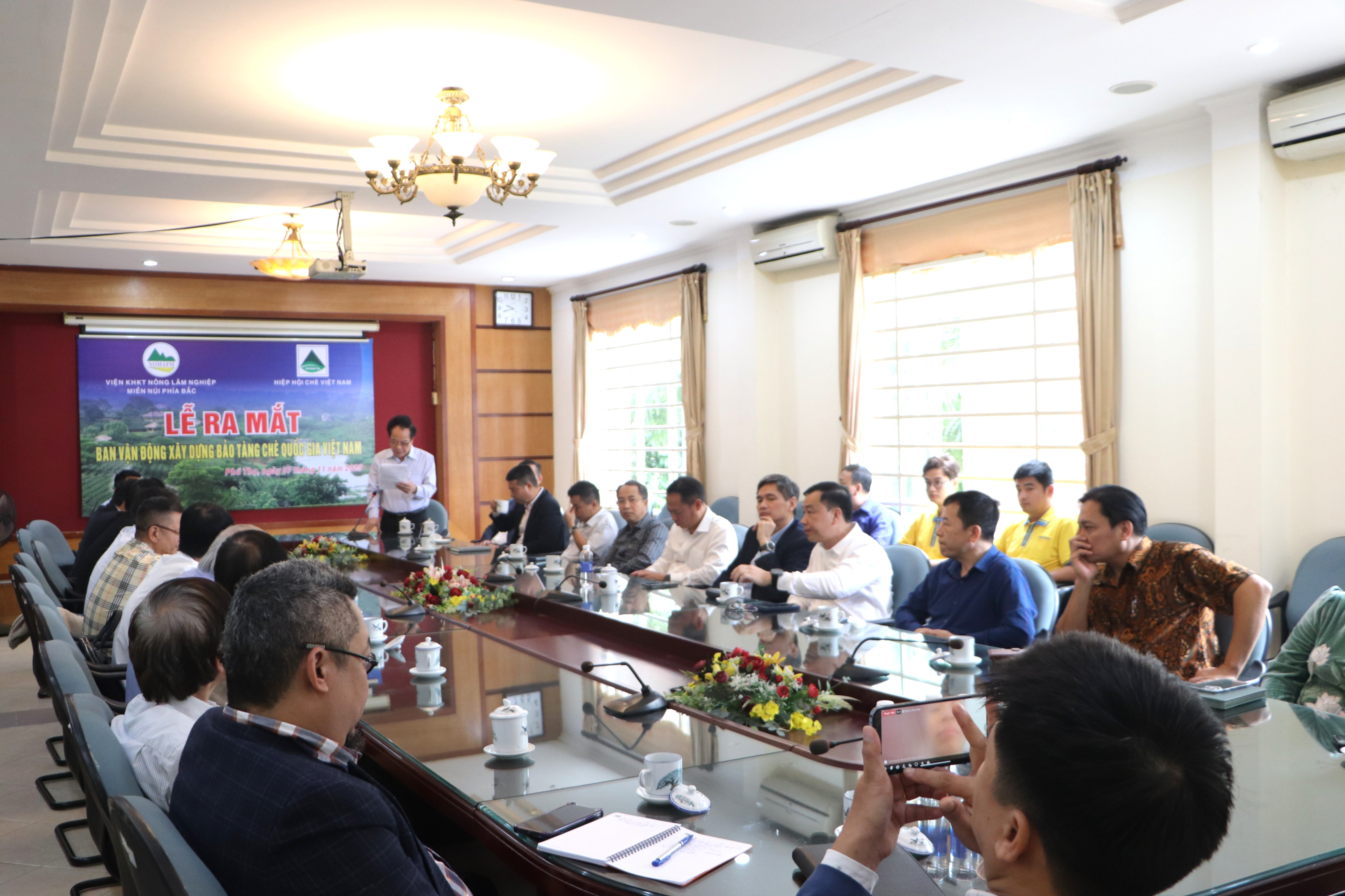 To&agrave;n cảnh buổi Lễ ra mắt&nbsp;Ban vận động x&acirc;y dựng Bảo t&agrave;ng Ch&egrave; Quốc gia&nbsp;