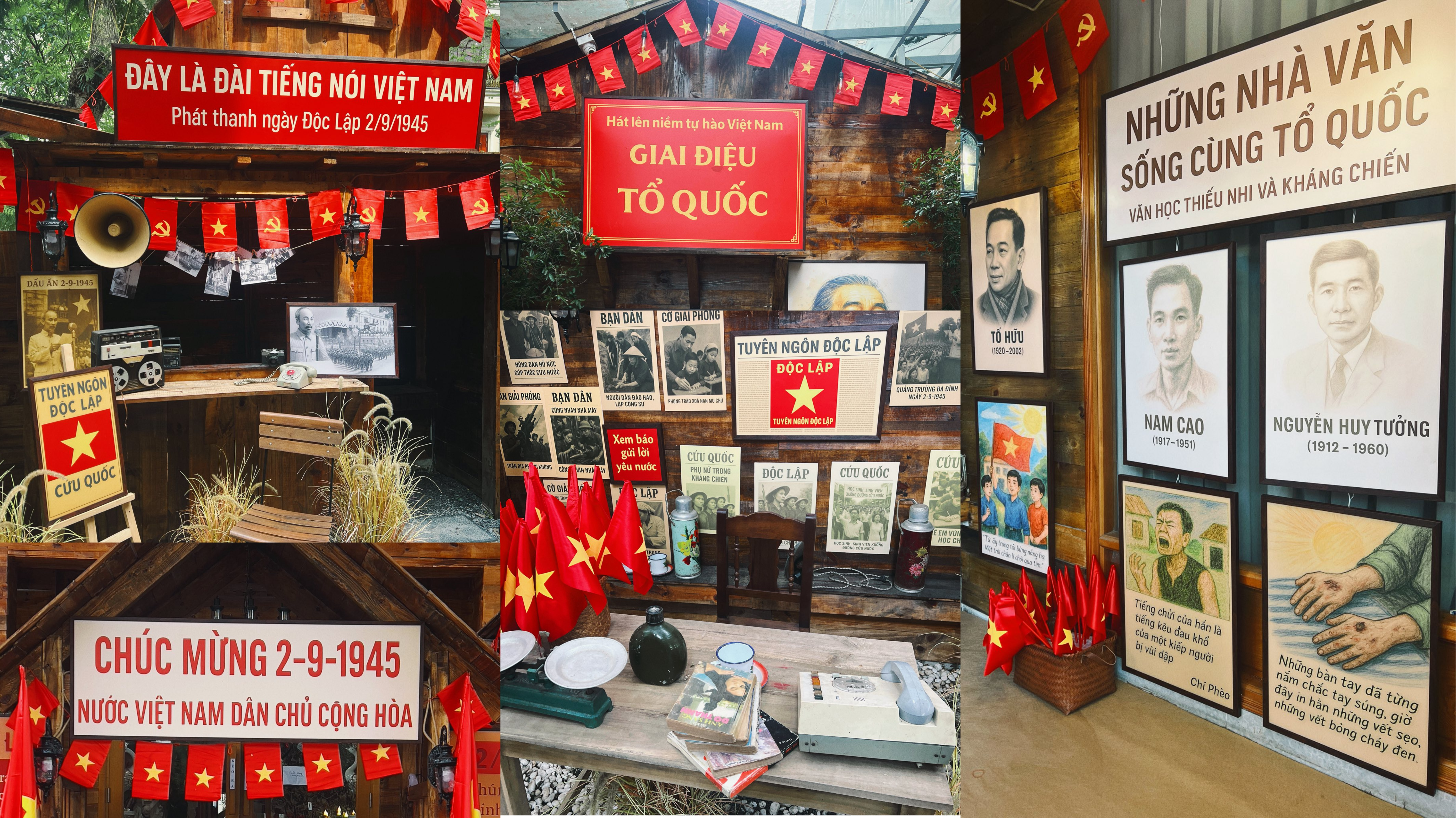 Cheka Coffee &ndash; điểm hẹn l&yacute; tưởng cho giới trẻ với view đẹp v&agrave; decor mang tinh thần y&ecirc;u nước.