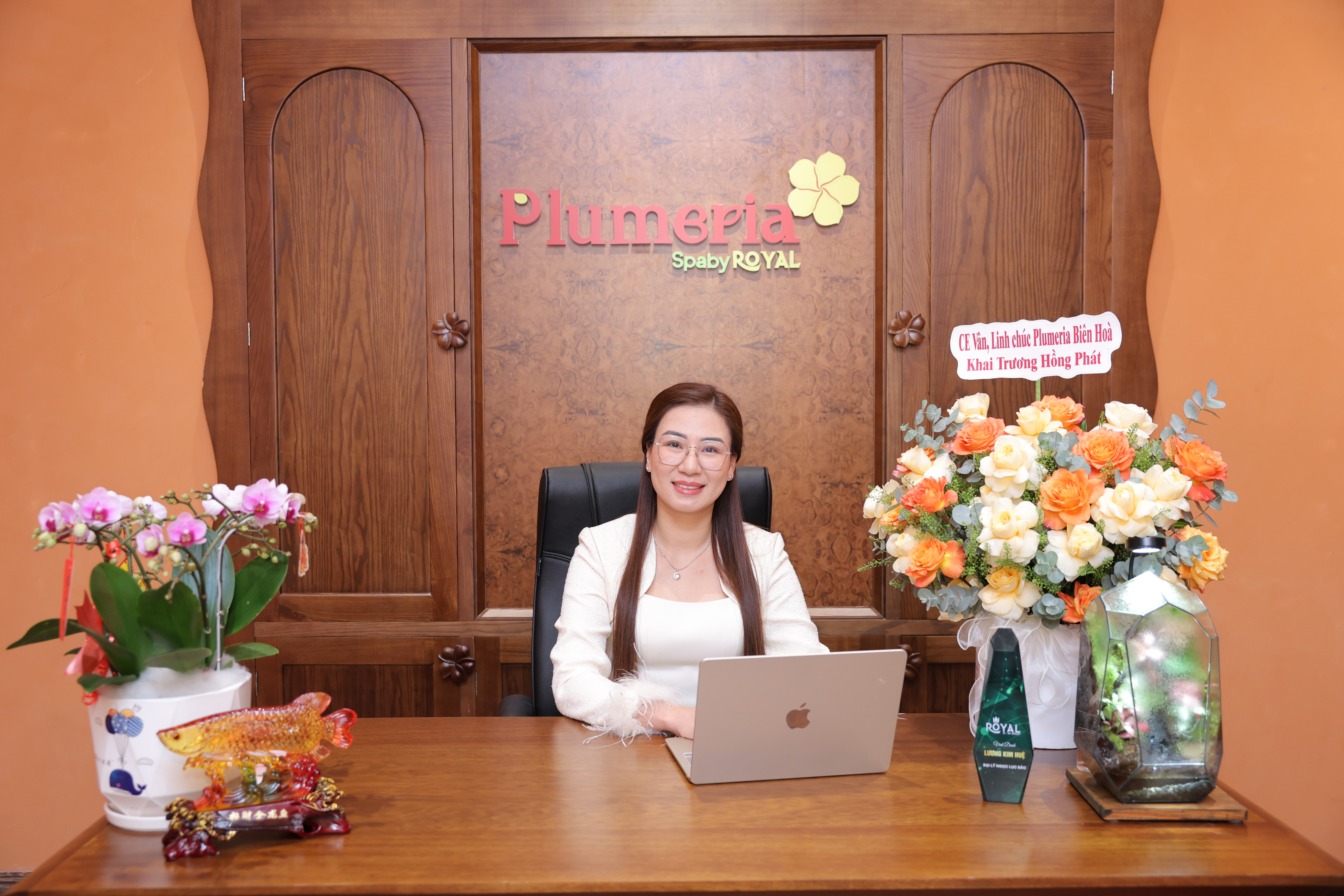B&agrave; Lương Kim Huệ &ndash; Gi&aacute;m đốc Plumeria Spa Bi&ecirc;n H&ograve;a