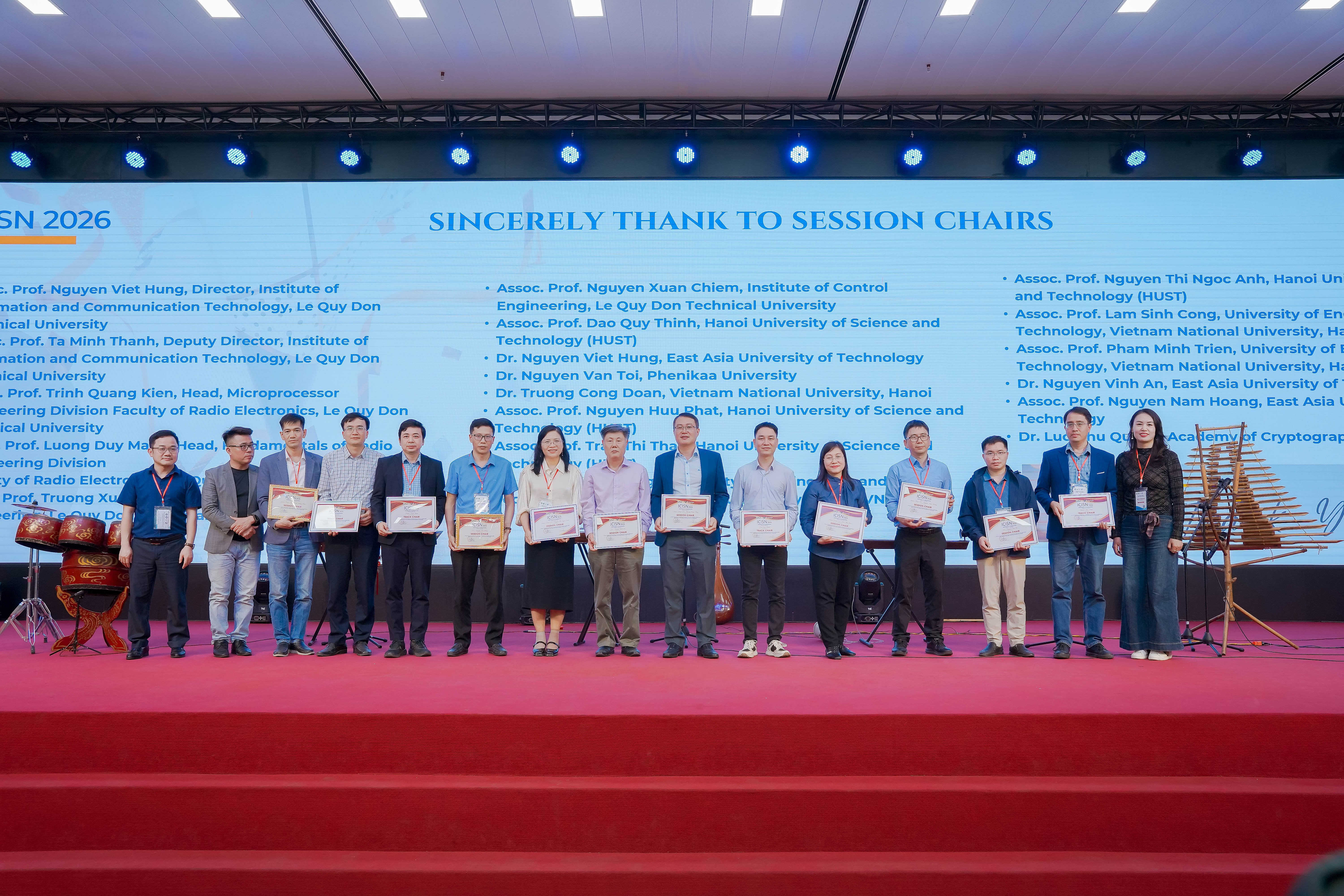 245 b&agrave;i b&aacute;o khoa học đến từ c&aacute;c chuy&ecirc;n gia, học giả thuộc 13 quốc gia tr&ecirc;n thế giới đ&atilde; được gửi tới Hội thảo Khoa học Quốc tế ICISN 2026