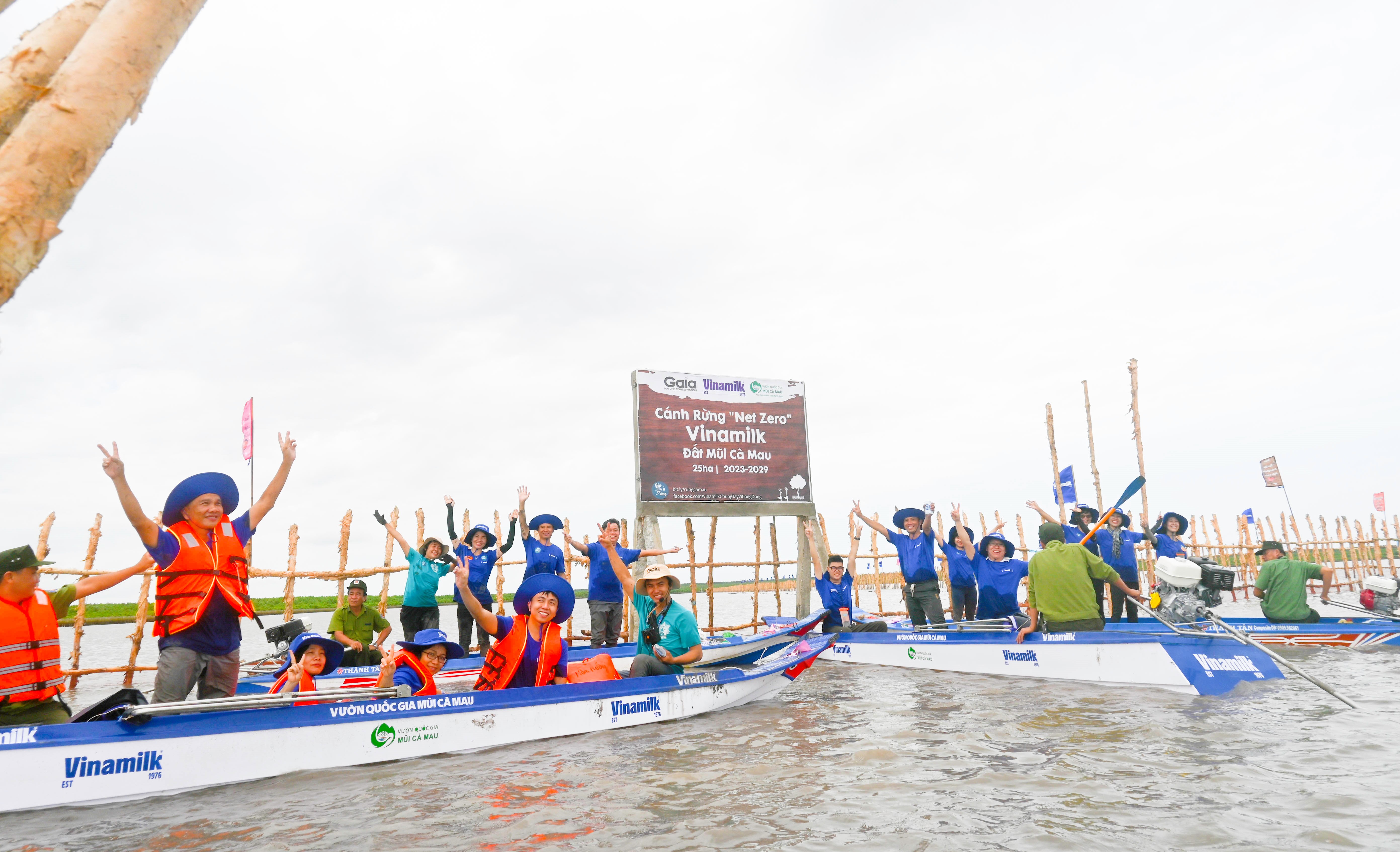 Khu vực khoanh nu&ocirc;i t&aacute;i sinh rừng ngập mặn c&oacute; diện t&iacute;ch 25ha do Vinamilk, Gaia chung tay thực hiện tại v&ugrave;ng l&otilde;i Vườn Quốc gia Mũi C&agrave; Mau