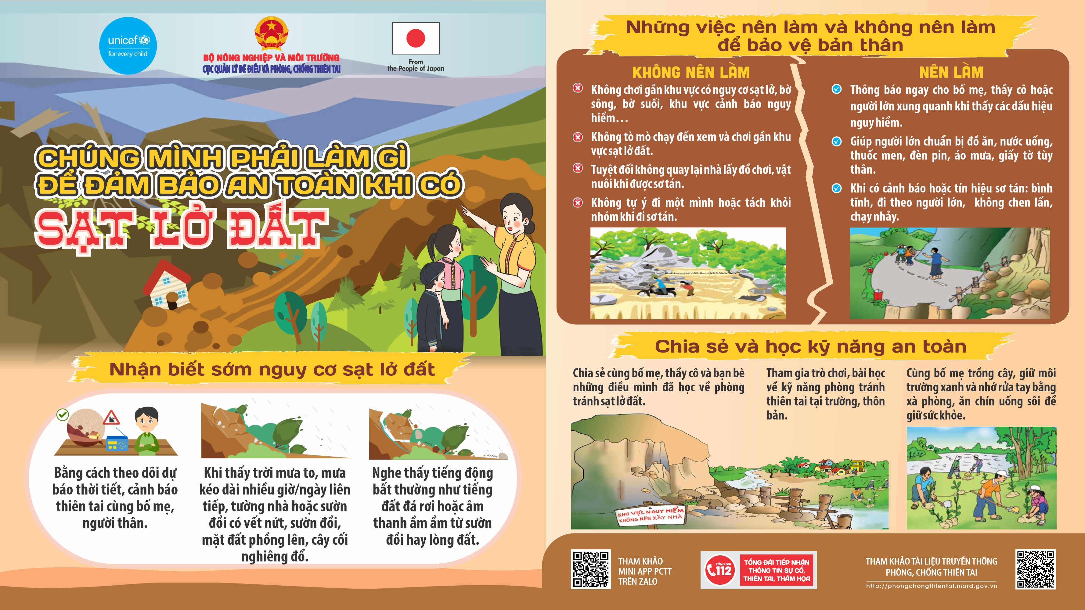 Kỹ năng phòng tránh sạt lở đất cho trẻ em