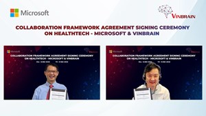 VinBrain và Microsoft Hoa Kỳ hợp tác phát triển trí tuệ nhân tạo trong Y tế