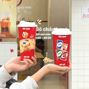 Ly đồ uống và câu chuyện văn hoá Tết trong đời sống hiện đại