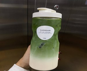 Matcha latte 1L3: Xu hướng gây tranh cãi trong giới trẻ