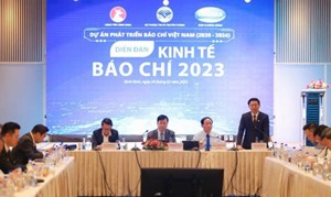 Diễn đàn Kinh tế báo chí 2023: Chuyển đổi số và đẩy mạnh phát triển kinh tế