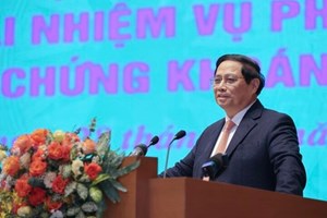 Thủ tướng Chính phủ Phạm Minh Chính: Phát triển kinh tế thì không thể thiếu thị trường chứng khoán