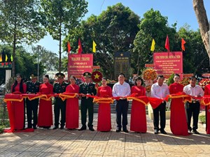 Bộ Chỉ huy BĐBP tỉnh Tây Ninh: Khánh thành Bia tưởng niệm Liệt sĩ Đồn Biên phòng Cửa khẩu Chàng Riệc, tri ân những anh hùng bảo vệ biên giới