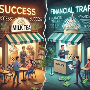 Nhượng quyền trà sữa: Cơ hội làm giàu hay cái bẫy tài chính?