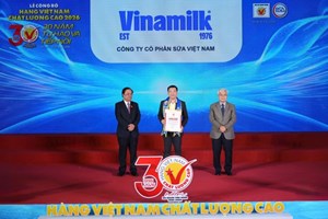 Vinamilk 30 năm liên tiếp được vinh danh Hàng Việt Nam Chất Lượng Cao