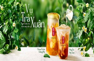 Khám phá hương vị xuân cùng Hồng Trà Mây Xuân & Cheese Brulee Oolong Mây từ Gong Cha