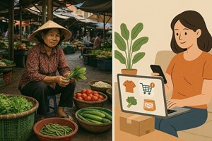 Từ chợ truyền thống đến sàn online: Hành trình chuyển đổi số của người tiêu dùng Việt