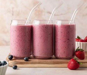 Sinh tố Berry-Kefir: Món quà dinh dưỡng cho sức khỏe