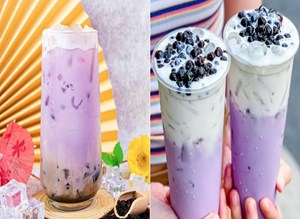 Từ trà sữa tới latte: Hương khoai môn khiến mọi thức uống trở thành tác phẩm nghệ thuật