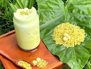 Từ gánh hàng rong đến ly trà sữa: Hành trình mới của cốm