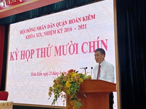 Hà Nội: Ông Nguyễn Quốc Hoàn được bầu làm Phó Chủ tịch UBND quận Hoàn Kiếm