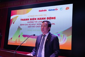 Trao giải cuộc thi "Thanh niên hành động - Hướng tới loại bỏ bệnh dại và hoạt động buôn bán, giết mổ chó mèo"
