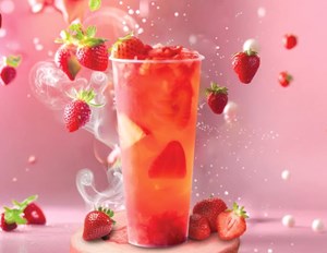 Menu trà dâu “đỉnh chóp” – Bí quyết hút khách hè 2025!
