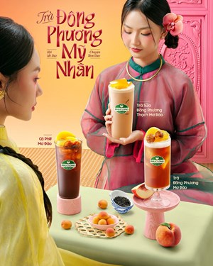Phúc Long tái hiện vẻ đẹp Á Đông qua bộ sưu tập đồ uống Đông Phương Mỹ Nhân