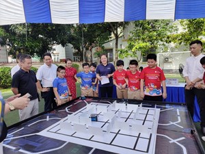 Ngày hội STEAM Robotics: Giải đấu TERIS Robotics Championship 2023 tại trường TH Lý Thái Tổ