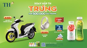 Uống các sản phẩm tốt cho sức khỏe của TH hè này và ‘săn’ hơn 500.000 giải thưởng