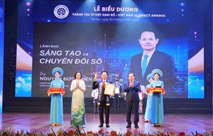 Tổng giám đốc Tổng công ty Điện lực miền Bắc vinh dự nhận giải thưởng “Lãnh đạo sáng tạo và chuyển đổi số”