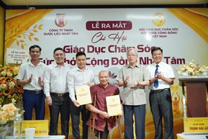 Ra mắt Chi hội Giáo dục Chăm sóc Sức khỏe Cộng đồng Nhất Tâm