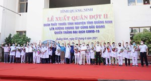 Quảng Ninh tiếp tục chi viện 20 y, bác sĩ và thiết bị y tế hỗ trợ Bắc Giang chống dịch