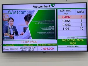 Vietcombank mở rộng thêm điểm bán vàng miếng SJC hỗ trợ nhu cầu của người dân