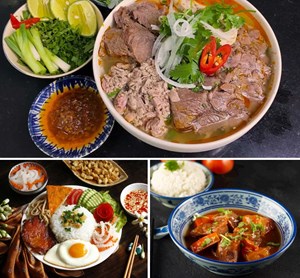 Bò kho, bún bò, cơm tấm top 100 món ăn sáng ngon nhất thế giới