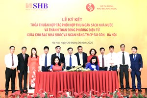 Kho bạc “bắt tay” ngân hàng để tiết kiệm thời gian thu chi ngân sách