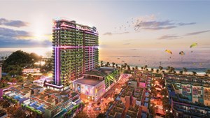 Hai công trình “trái tim” của dự án Flamingo Ibiza 1 được cất nóc và ra mắt hôm nay