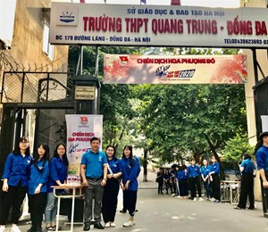 5.000 tình nguyện viên "tiếp sức" cho gần 89.000 thí sinh Hà Nội dự thi lớp 10