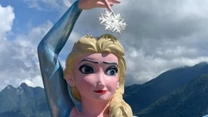 Hiệp hội Du lịch Sapa lên tiếng về tượng “nữ hoàng kỳ quặc Elsa” mọc giữa núi rừng