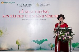 Khai trương cơ sở trị liệu Sen Tài Thu Vĩnh Phúc