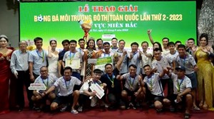 Lễ trao Giải bóng đá Môi trường Đô thị lần thứ II-KV miền Bắc